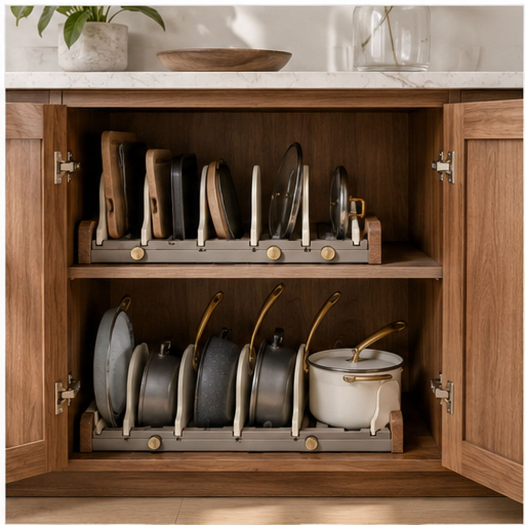 AssietteWave – Support extensible pour assiettes et couvercles