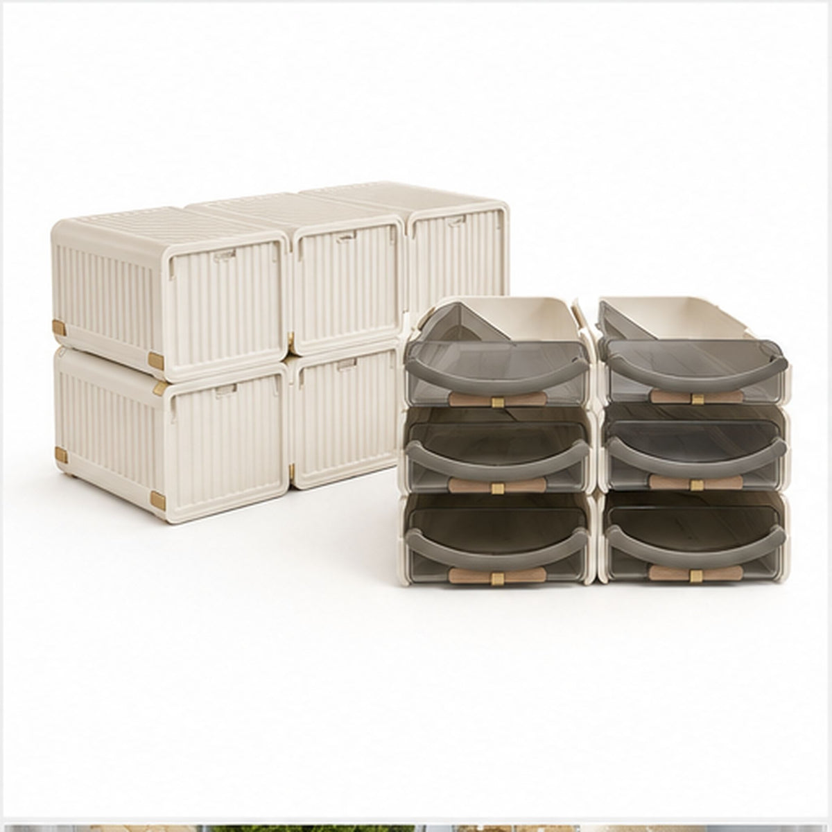 FraisGrid – Ensemble de six bacs modulaires pour réfrigérateur