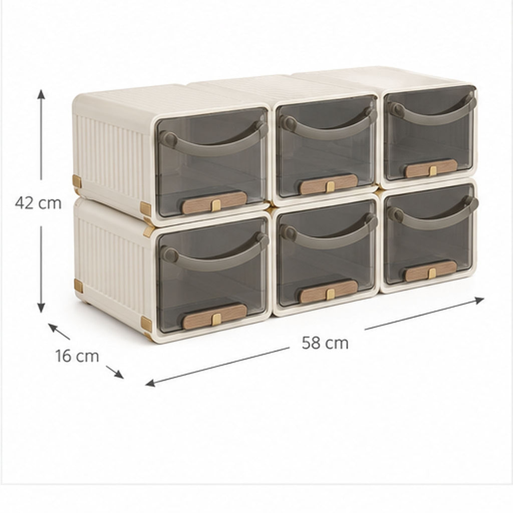 FraisGrid – Ensemble de six bacs modulaires pour réfrigérateur