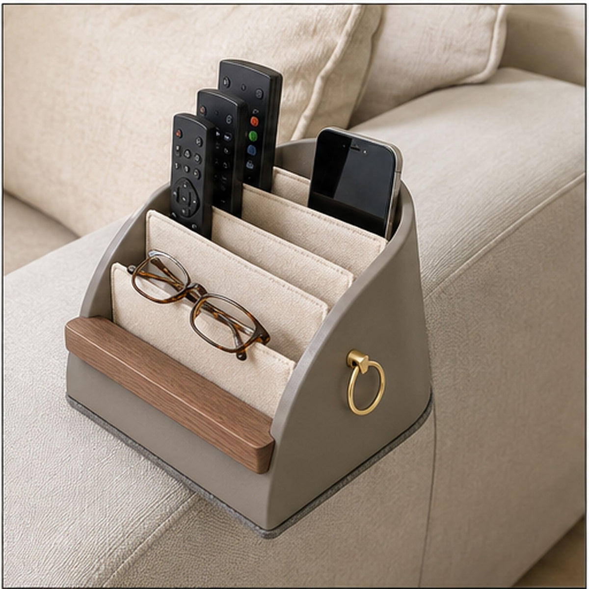 TéléArc Caddy – Organiseur pour télécommandes et accessoires